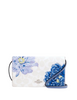 Coach Anna Foldover Crossbody Clutch In Signature Canvas With Kaffe Fassett Print