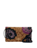Coach Anna Foldover Crossbody Clutch In Signature Canvas With Kaffe Fassett Print