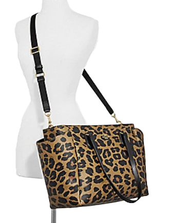 Coach Baby Bag With Leopard Print