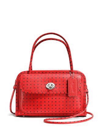 Coach Cady Crossbody in Dot Printed Crossgrain Leather