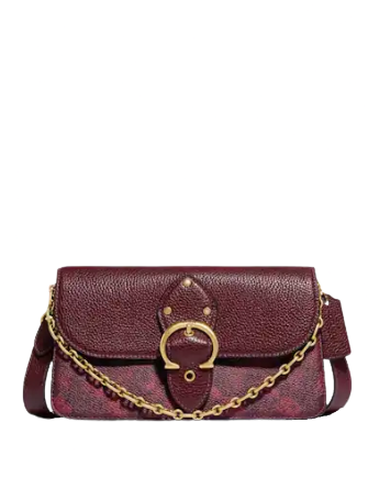 Coach Beat Crossbody Clutch With Horse And Carriage Print