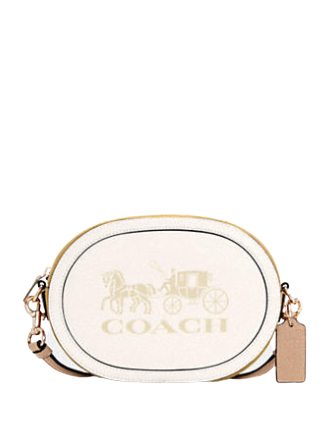 Coach Camera Bag In Colorblock With Horse And Carriage