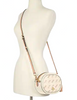 Coach Camera Bag With Horse And Carriage Dot Print