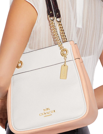 Coach Cammie Chain Bucket Bag In Colorblock