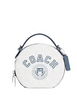 Coach Canteen Crossbody In Signature Canvas With Varsity Motif