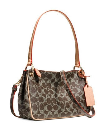 Coach Charley Crossbody in Signature Print Canvas