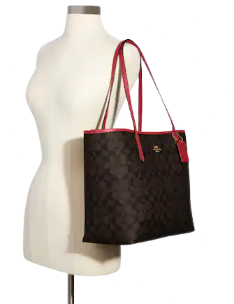 Coach City Tote in Signature Canvas