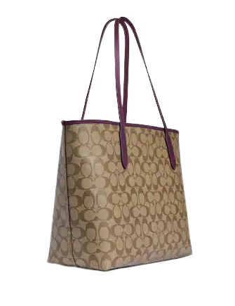 Coach 5696 City Tote in Signature Canvas