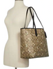 Coach City Tote In Signature Canvas With Bee Print