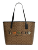 Coach City Tote In Signature Canvas With Halloween