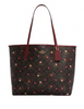 Coach City Tote In Signature Canvas With Heart Petal Print
