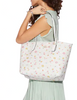 Coach City Tote In Signature Canvas With Mystical Floral Print