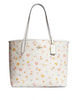 Coach City Tote In Signature Canvas With Mystical Floral Print