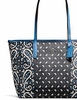 Coach City Zip Tote in Butterfly Bandana Print