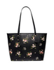 Coach City Zip Tote With Tossed Daisy Print