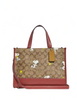 Coach Coach X Peanuts Dempsey Carryall In Signature Canvas With Snoopy Woodstock Print