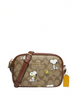 Coach Coach X Peanuts Mini Jamie Camera Bag In Signature Canvas With Snoopy Woodstock Print