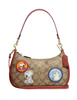Coach Coach X Peanuts Teri Shoulder Bag In Signature Canvas With Patches