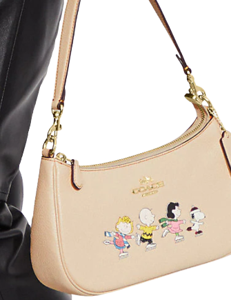 Coach Coach X Peanuts Teri Shoulder Bag With Snoopy And Friends Motif