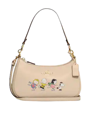 Coach Coach X Peanuts Teri Shoulder Bag With Snoopy And Friends 
