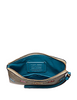 Coach Corner Zip Wristlet in Signature Print with Pac Man