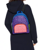 Coach Court Backpack In Blocked Signature Canvas
