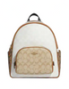 Coach Court Backpack In Blocked Signature Canvas