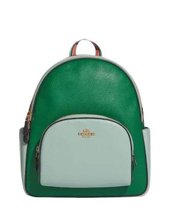 Coach Court Backpack In Colorblock