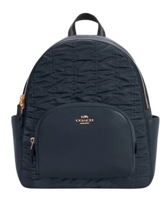 Coach Court Backpack With Ruching