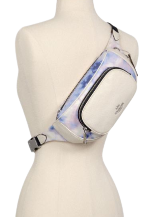 Coach Court Belt Bag With Tie Dye Print