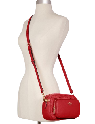 Coach Court Crossbody With Ruching
