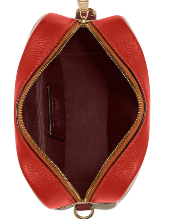 Coach Dempsey Camera Bag In Signature Jacquard With Stripe And Coach Patch