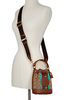 Coach Dempsey Drawstring Bucket 15 In Signature Jacquard With Stripe And Coach Patch