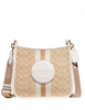 Coach Dempsey File Bag In Signature Jacquard With Stripe And Coach Patch