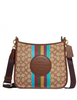 Coach Dempsey File Bag In Signature Jacquard With Stripe And Coach Patch