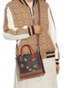 Coach Dempsey Tote 22 In Signature Canvas With Hedgehog Print