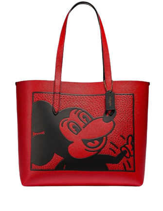 Coach Disney Mickey Mouse X Keith Haring Highline Tote