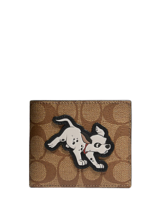 Coach Disney X 3 in 1 Wallet in Signature Canvas With Dalmatian