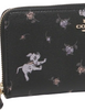 Coach Disney X Accordion Zip Wallet With Dalmatian Floral Print