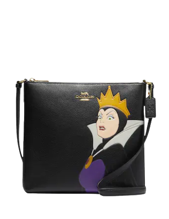Coach Disney X Coach Rowan File Bag With Evil Queen Motif