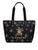 Coach Disney X Coach Tote With Rose Bouquet Print and Thumper