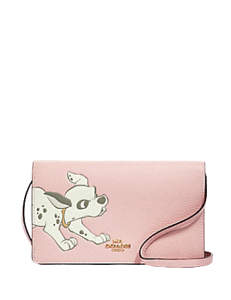 Coach Disney X Hayden Foldover Crossbody Clutch With Dalmatian