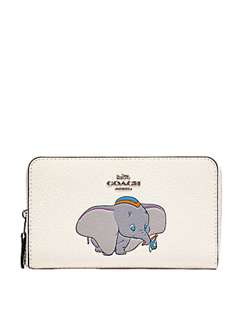 Coach Disney X Medium Zip Around Wallet With Dumbo