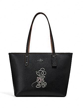 Coach Disney X Minnie City Zip Top Tote