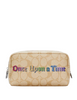 Coach Disney X Small Boxy Cosmetic Case In Signature With Once Upon A Time