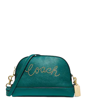Coach Dome Crossbody With Studded Coach Script