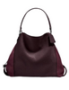 Coach Edie 42 Mixed Leather Shoulder Bag
