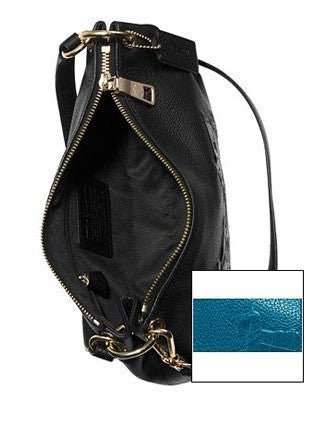 Coach Embossed Horse and Carriage Charley Top Handle Crossbod