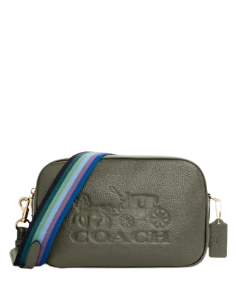 Coach Embossed Horse and Carriage Jes Crossbody