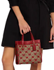 Coach Field Tote 22 In Signature Canvas With Heart Print